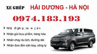 Xe Ghép Hải Dương Hà Nội Giá Rẻ